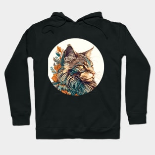 Cool Cat Abstract Beautiful Cute - Love Cats Hoodie